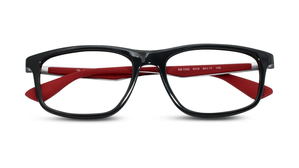 Armazón Ray-Ban 7055, vista de frente.