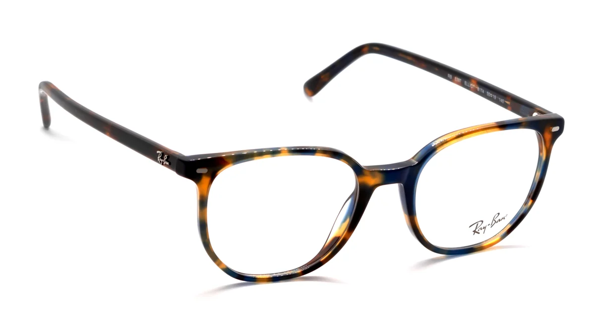 Armazón Ray-Ban RB 5397, vista de tres cuartos.
