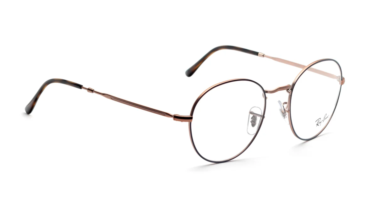 Armazón Ray-Ban RB3582V, vista de tres cuartos.